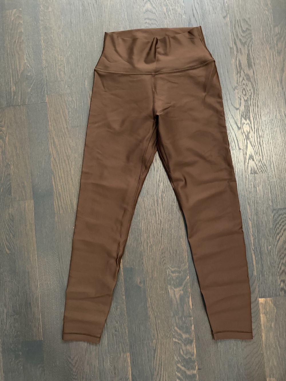 Aritzia High-Waist Brown Leggings